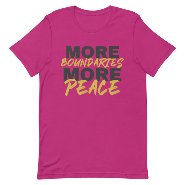 More Boundaries, More Peace Short-Sleeve Unisex T-Shirt