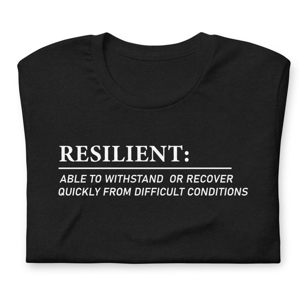 Resilient Definition in all CAPS, Short-Sleeve Unisex T-Shirt
