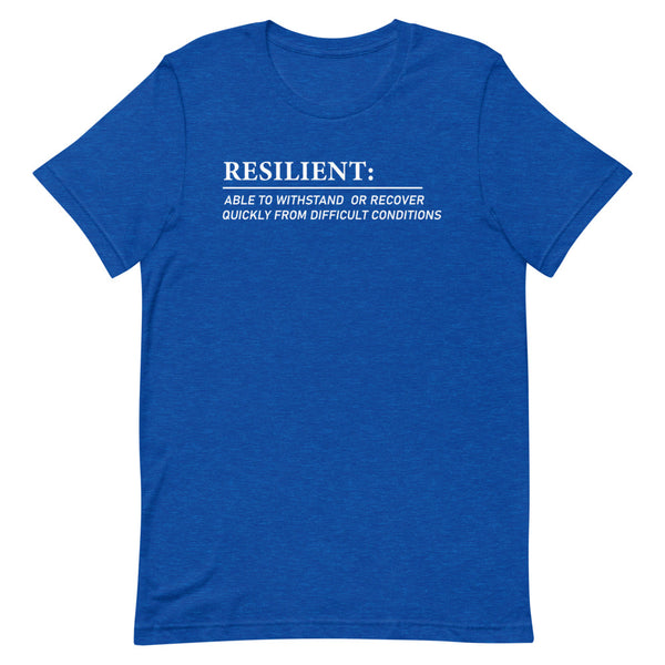 Resilient Definition in all CAPS, Short-Sleeve Unisex T-Shirt